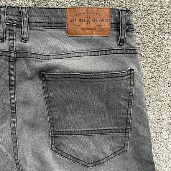 Zara men gray skinny fit jeans - Picture 4 of 4